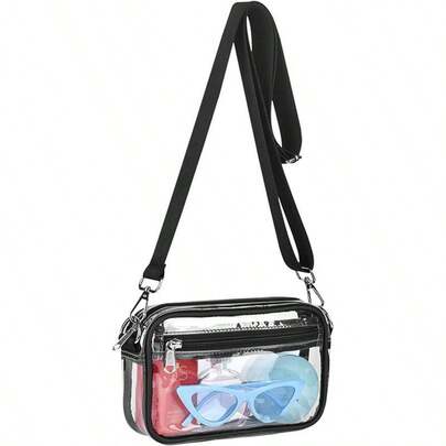 Alikpop Clear Purse Bag For Stadium Events Clear Messenger Bag Crossbody Bag For Men And Women