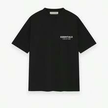 Fear Of God Essentials Classic Short Sleeve Tee Black (SS25) - 黑色 - 查看 4