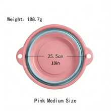 3pcs/Set Foldable Basin - Portable Baby Wash Basin, Folding Foot Bath Basin, Multi-Purpose - Pink - View 5