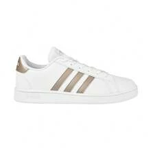 Adidas Grand Court Women's Tennis Shoes, Casual Urban Comfortable Faux Leather EF0101 - White - 白色 - 查看 2