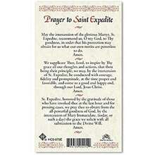 Tarjetas de oración sagradas para la oración a San Expedito en inglés - / - Ver 3