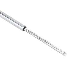 Accu-Gage Pencil Tire Pressure Gauge (2-20 PSI) Heavy Duty Stainless Steel Low Pressure Gauge Single Head Air Chuck Wi/Built-In Deflator, 4 Replacement Tire Valve Caps - / - View 2