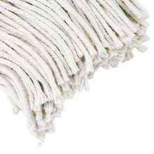 Cotton Blend Wet Mop Steel Handle Green White - Default - View 7