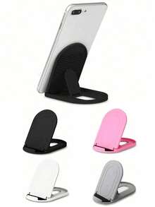 1pc Foldable Phone/Tablet Stand - Portable Ultra-Thin Desktop & Bedside Holder, Multi-Functional Creative Stand, Small Gift - Multicolor - View 2