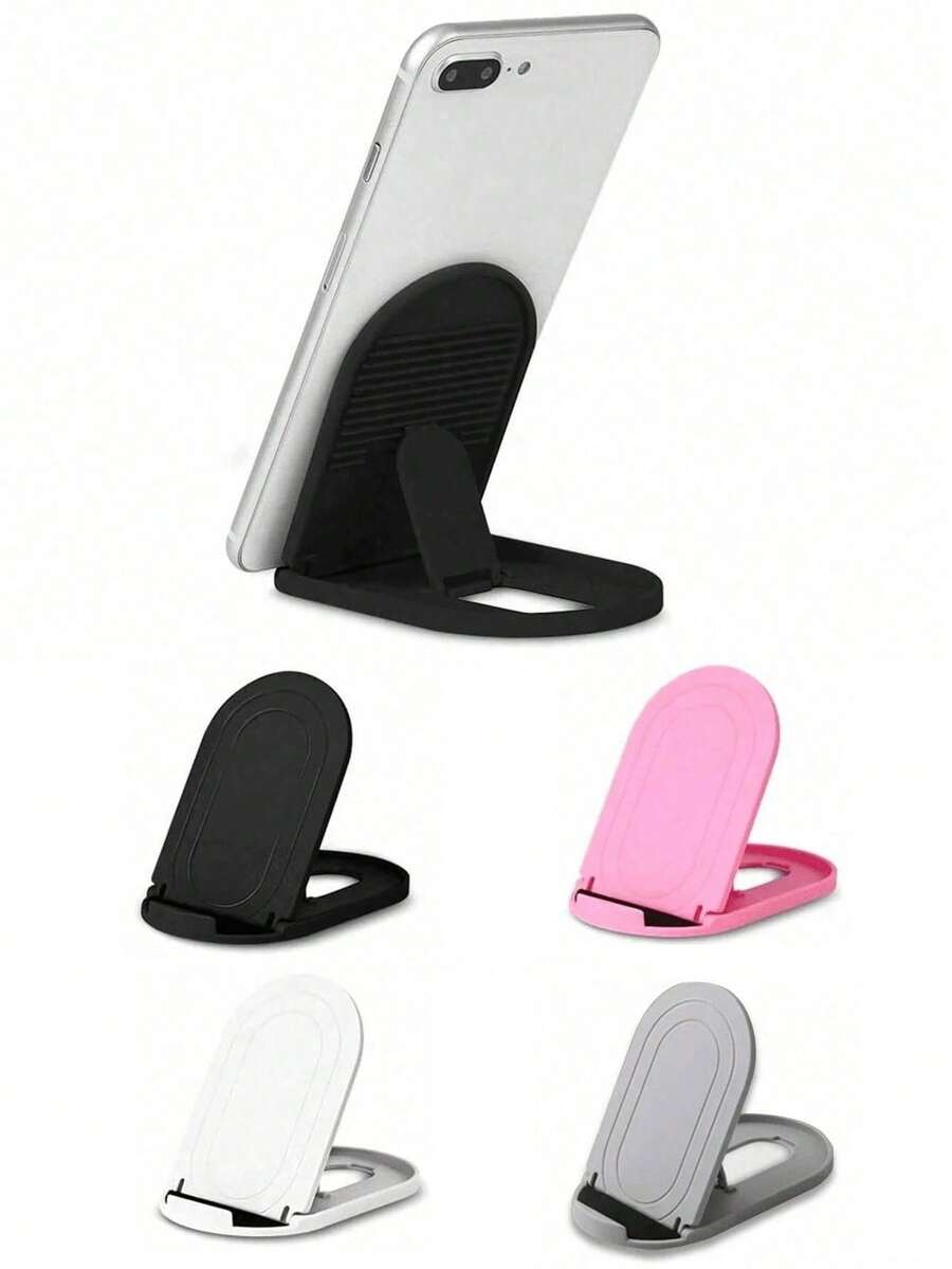 1pc Foldable Phone/Tablet Stand - Portable Ultra-Thin Desktop & Bedside Holder, Multi-Functional Creative Stand, Small Gift