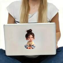 1pc, 7-Inch Vinyl Sticker "Bad Girl" | Self-Adhesive, Glitter, Fantasy Animal Theme, Suitable For Glass, Metal, Ceramic Surfaces - Multicolor - View 9