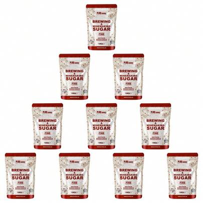Brewing Sugar 10 X 1kg Pack Dextrose Home Brew Making Beer Wine Spirit BULK PACK