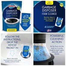 Garbage Disposal Cleaner And Deodorizer With Foaming Action Lemon Scent Odor Eliminator For Sink Made In USA 4 Packets - 1 - View 5