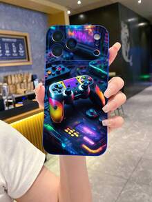 1 pieza Moda Teléfono Caso No incluye cordón ni soporte. 1 unidad Colorido Controlador de videojuegos Teléfono Caso Con Cámara Protector Compatible Con, /Compatible Con Galaxia, Compatible Con , Compatible Con , Compatible Con, Compatible Con, Compatible Con Impermeable A prueba de golpes Anticaída Rasguño Resistente, Internacional Versión, No El Doméstico Versión - Azul 2 - Ver 2