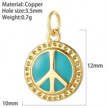 1pc Copper Micro-Inlaid Zirconia Hip-Hop Style Sun Letter "Love" Pendant, Jewelry Accessory - Multicolor - View 26