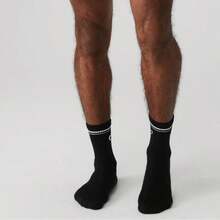 Alo Yoga Half-Crew Throwback Sock 1 Pair (Unisex) - màu đen - Xem 2