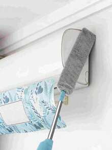 1 Set Extendable Multi-Functional Microfiber Duster With Extension Pole, Retractable Crevice Cleaner, Wet/Dry Cleaning Brush, Suitable For Cleaning Ceiling Fan, High Places, Blinds, Furniture, Car, Sofa, Bedding And Furniture Underside - Multicolor - View 4