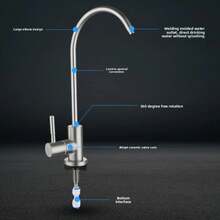Faucet With Water Filter, Lead-Free Purifier, Filtered Faucet That Fits Reverse Osmosis Units Or Water Filtration Systems, RO Kitchen Faucet - 刷塗顏色 - 查看 6
