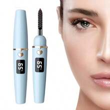 Heated Eyeash Curler S600 Rechargeable Heated Lash Curler Intelligent Power Off Electric Eyelash Curler Heated Quickly 24 Hs Lasting Natural Makeup For Woman Air Blue/Gold X8-132mm - AirBlueGold - Xem 1