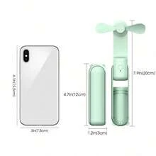 1pc Portable Foldable Travel Fan, Handheld Mini Fan, 270° Adjustable, USB Rechargeable, Personal Cooling Device, Outdoor Pocket Mini Fan, Gift For Students & Women, Mother's Day, Summer Outdoor Camping Travel Beach Sports Office School Pool Party Daily Use Portable Fan,Outdoor,Garden,Travel Essentials,Portable Essentials,Beach Essentials,Graduation Season,Commencement,Graduation Ceremony,Graduation Gift,Graduation Present,Graduation Gift,Graduation Present,Congrats Grad,Congratulations Graduate,Valedictorian,Finish School,Graduation Party,Outdoor Essentials,Travel Portable,Hiking Essentials,Camping Essentials,Portable Tools,Summer Essentials ,Summer Portable - Multicolor - View 3