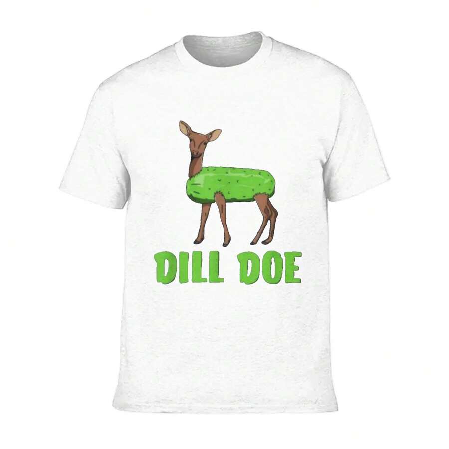 Dills Doe Funny Adult Humor Funny Nature Deer T Shirt   BLACK - 款式 - 查看 1
