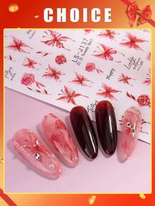 10 piezas de calcomanías de arte de uñas, calcomanías de uñas autoadhesivas planas con brillo láser para manicuras DIY. Delgadas, suaves y fáciles de aplicar, estas calcomanías no se levantarán ni se pelarán, proporcionando resultados duraderos, resistentes al agua y al desgaste. Calcomanías de uñas de grado profesional adecuadas tanto para las uñas de los dedos como de los pies. Crea rápidamente un aspecto sofisticado y brillante en casa. - Negro - Ver 10