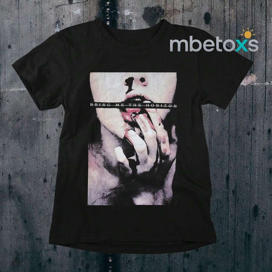 Bring Me The Horizon Basic Black T-Shirt For Women - Soft Cotton Short Sleeve Top - 黑色 - 查看 1
