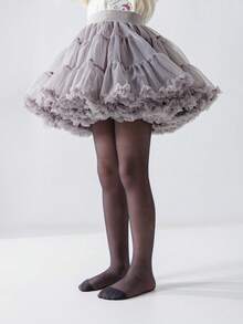 1件装女童/儿童透明连裤袜，休闲轻薄舒适肤色舞蹈袜，多功能透气耐穿柔软亲肤连裤袜，适合日常穿着、休闲活动、舞台表演、节日礼物 - 彩色 - 查看 8