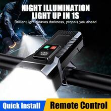 1PC USB Rechargeable Mountain Bike LED Front & Rear Light - Handlebar Mounted, High Brightness, Ideal For Night Riding - Multicolor - View 1