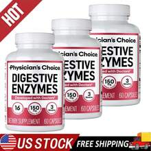 Physician's CHOICE Dual-Action Digestive Enzyme System,16 Enzymes With Pre & Probiotics | Promotes Comfort & Optimal Nutrient Absorption | 60 Capsules - 3 - View 1