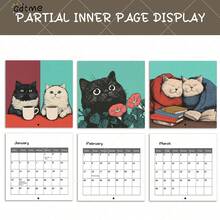 GDTME 2026年可爱小猫系列日历，全新设计，以萌猫为主题。非常适合记录生日和纪念日、制定计划和追踪待办事项。是新年、开学季、生日礼物以及送给家人和朋友的文具/办公用品的理想之选。 - 貓咪休閒咖啡 - 查看 3
