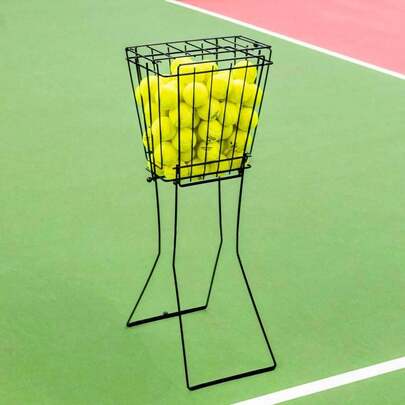 Vermont Tennis Ball Basket & Hopper [72 Ball Capity] | TENNIS COURT EQUIPMENT
