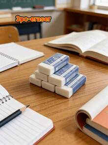 2B铅笔橡皮擦，学校考试用PVC橡皮擦，绘画文具套装，返校学习用品，擦拭干净不留痕迹，适用于办公室、学校及其他场合，返校必备 - 多色 - 查看 14