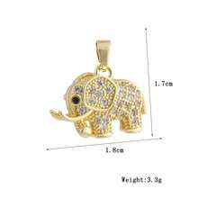 1pc Copper Micro-Inlaid Zirconia Hip-Hop Style Sun Letter "Love" Pendant, Jewelry Accessory - Multicolor - View 25