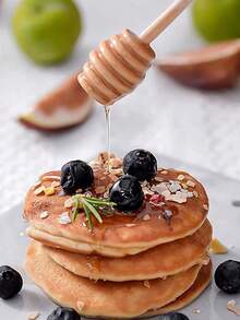 1pc - Honey Stick, Wooden Honey Stick, Jam & Honey Mixing Stick, Kitchen Tool, Solid Wooden Honey Mixing Stick - Premium Wooden Honey Spoon, Practical Long Handle Honey Spoon, Kitchen Utensil, Easy To Pour And Stir - Multicolor - View 8