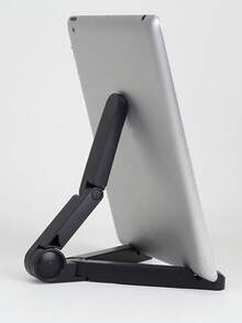 1pc Portable Tablet & Phone Stand, Foldable Desktop Triangle Cooling Holder Bracket - Support - View 5