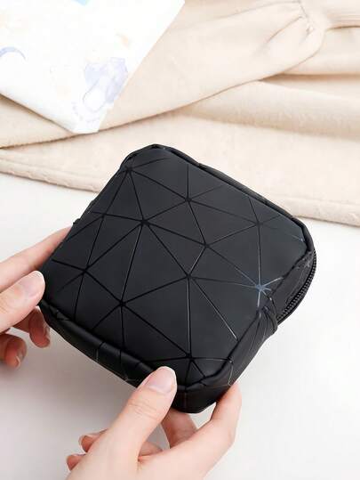 Multi-Color Sanitary Pad Storage Bag, Pink Sanitary Napkin Storage Bag, Large Capacity Minimalist Portable Storage Bag For Storing Tampons, Sanitary Pads And Liners, Essential For Girls, Makeup Bag, Travel, Study Supplies, Travel Makeup Bag, Holiday Essentials