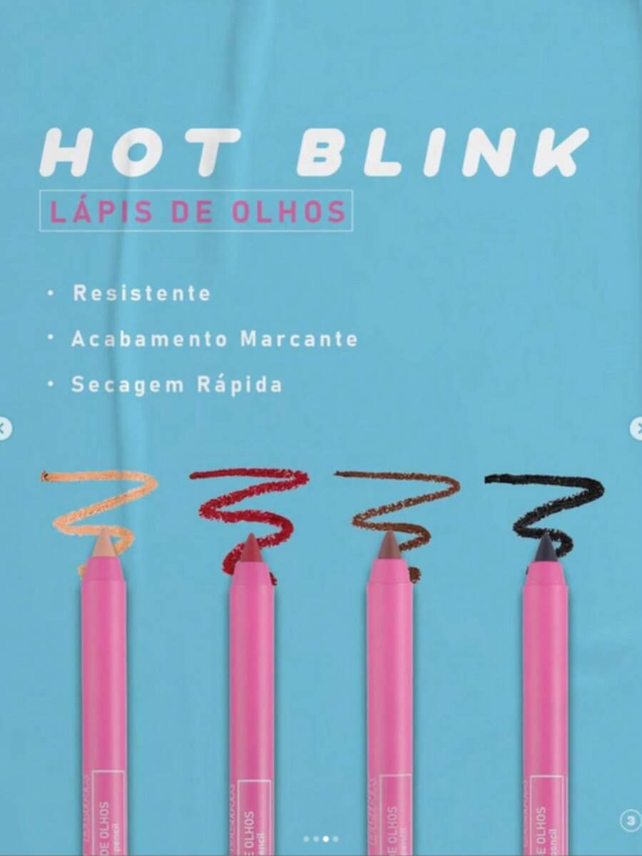 Hot Blink PopStar Eyeliner Pencil By Ruby Rose HB24002 - Cherry Lady - View 1