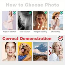 1 Set de Pintura de Diamantes Personalizada con Foto Grande Cuadrada/Redonda, Kit de Pintura de Diamantes Bordada sin Marco - Multicolor - Ver 5