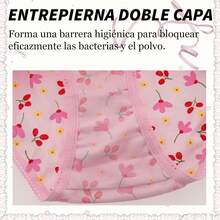 ¡RecomendadoRopa Interior NiñA AlgodóN OrgáNico, Calzones NiñA Paquete de 12, Adecuado para NiñAs de 2 a 12 AñOs, Transpirable, Suave, CóModo y Agradable para La Piel, Apto para Todas Las Estaciones.¡Top de Temporada - Primera generación - Ver 3