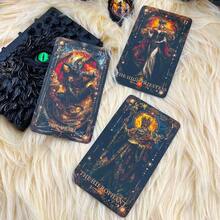 78 Cards Magic Arcana Tarot Deck, 13x8cm, Traditional Play, Unlock Inner Fire, Includes Paper Instructions, Card Game Set - Magic Arcana - View 6
