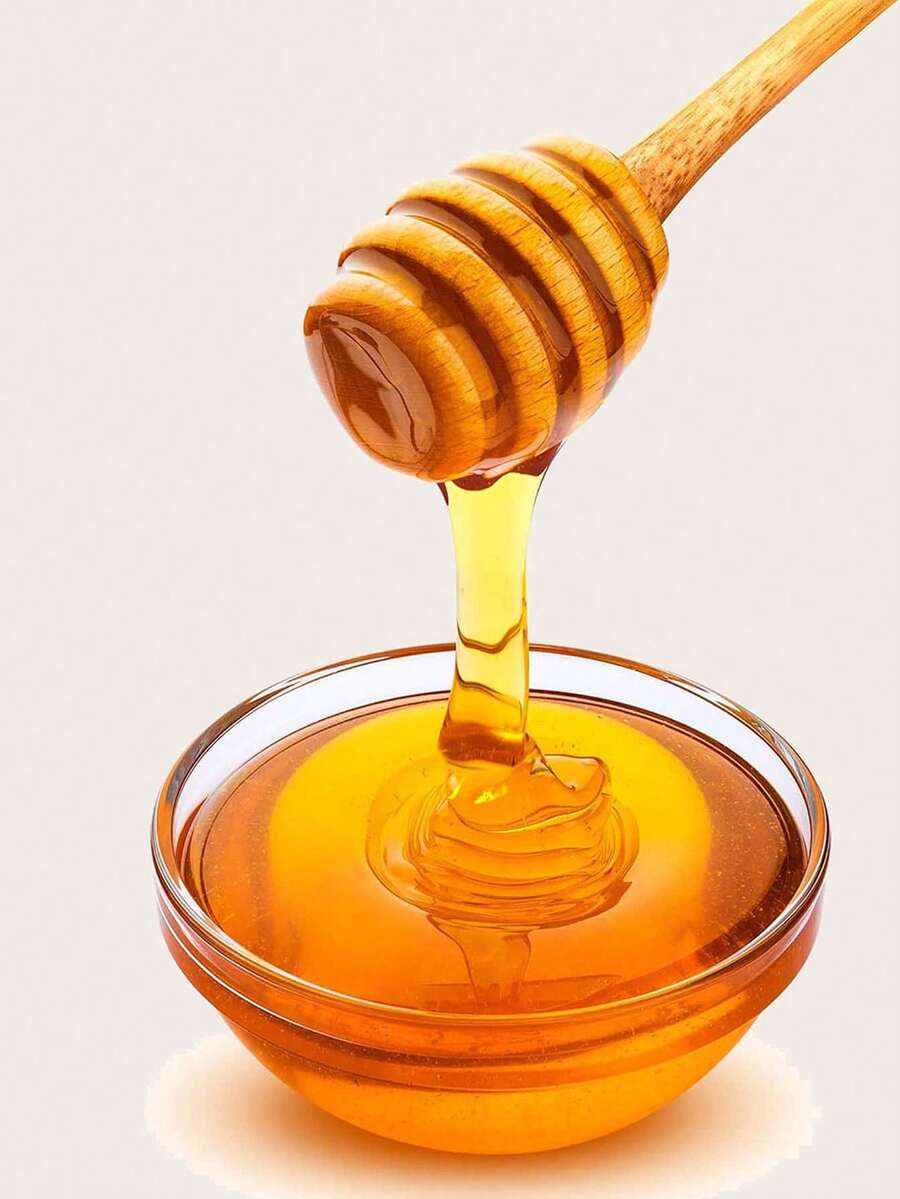 1pc - Honey Stick, Wooden Honey Stick, Jam & Honey Mixing Stick, Kitchen Tool, Solid Wooden Honey Mixing Stick - Premium Wooden Honey Spoon, Practical Long Handle Honey Spoon, Kitchen Utensil, Easy To Pour And Stir