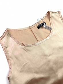 UNITHORSE Plus Size Women's Round Neck Batwing Sleeve Belted Long Luxury Beaded Lace Embroidered Robe Two Pieces Turkish Abaya Dress Spring - Champagne - View 8