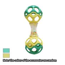 Newborn Teething Rattle Toy, Soft Rubber Jingle Ball, Sensory Development, Newborn Holiday Gift - Multicolor - View 11