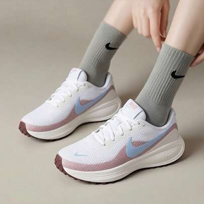 Zapatillas Nike para mujer 2026 New Revolution 8, ligeras, transpirables y con amortiguación, para correr en carretera HJ8485-106