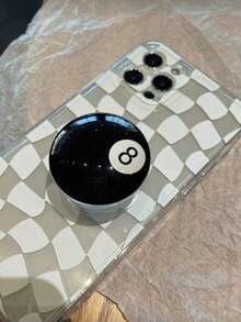 1个草莓/爱心/花朵手机支架，复古桌面支架，伸缩手机支架，防摔防滑支架，简约个性化3D气囊手机支架，男女通用 - 彩色 - 查看 4