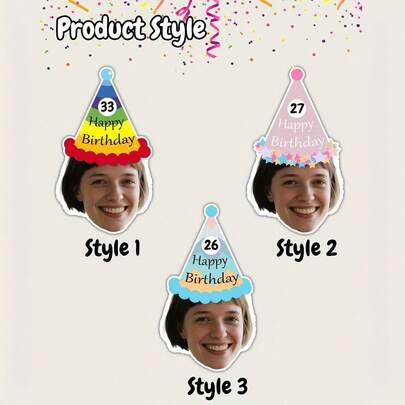 Pancarta personalizada de cumpleaños con foto, pancarta de cumpleaños con foto personalizada, pancarta con cara, pancartas de cumpleaños con foto personalizada, banderas con caras divertidas personalizadas, guirnalda de fiesta con imagen personalizada, sube números o iniciales para decoraciones de fiesta de cumpleaños. Ambiente cálido, renovación otoñal del hogar, decoración navideña, armonía del hogar