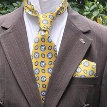 Corbata con estampado de cachemira, diseño elegante vintage, corbata adecuada para graduación, entrevista de trabajo, atuendo de oficina, reuniones y eventos sociales, opción de regalo, corbata de moño de moda con cuerda trenzada y hebilla decorativa ajustable, adecuada para trajes formales, camisas, banquetes, bodas, ocasiones de negocios, regalo de corbata de alta gama - Multicolor - Ver 6