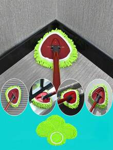 Bộ 1/2/3 đầu lau thay thế cho cây lau nhà xoay O-Cedar Easywring, miếng lau thay thế bằng vải chenille, tiện dụng cho phòng khách, nhà bếp, phòng ngủ, khách sạn. - khăn lau nhà - Xem 1