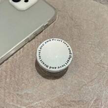 1个草莓/爱心/花朵手机支架，复古桌面支架，伸缩手机支架，防摔防滑支架，简约个性化3D气囊手机支架，男女通用 - 彩色 - 查看 15