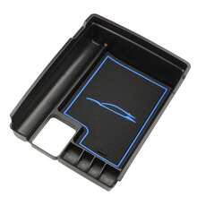 Caja de almacenamiento para reposabrazos Central de coche, caja de almacenamiento para reposabrazos para x-trail X Trail Xtrail T32 2014-2018, accesorios FI44 - Azul - Ver 9