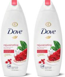 Gel de Ducha Dove para Piel Sensible, Envase con Bomba de 30.6 Onzas - Granada y Limón Verbena - Ver 2