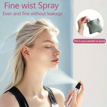 Mini Refillable Perfume Portable Mist Bottle, Refillable Perfume Spray, Pump Dispenser, Perfect For Travel And Outings (5 Ml) - Hồng - Xem 4