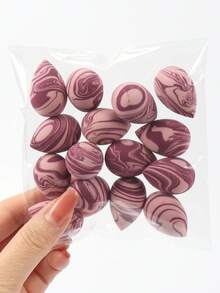 双色迷你美妆蛋，助您轻松打造均匀无瑕的粉底妆容，避免妆感不均。可用于点涂或轻拍上妆，打造自然轻盈的妆效。遇水膨胀，不含乳胶，双用途美妆蛋，适合所有肤质。赠品、旅行、平价好物、旅行必备 - 彩色 - 查看 4