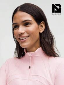 Lululemon Define Cropped Jacket Nulu BLLP-For Yoga Gym Running-Sweat-Wicking-Yoga-All Seasons Sport-Spring/Summer-Autumn/Winter-Back To School - Blissful Pink - 查看 4